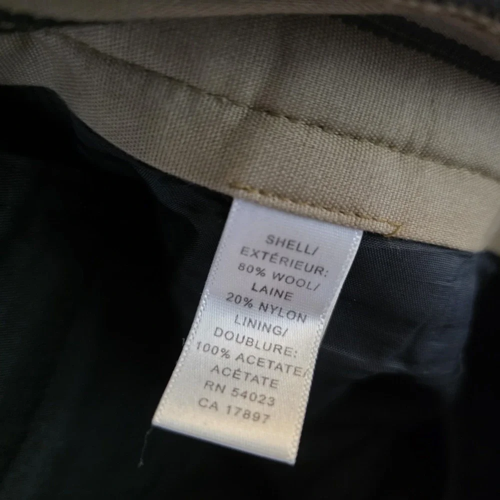 Banana Republic Men Black Wool Blend Dress Pants Trousers Pockets Size 33X29‎